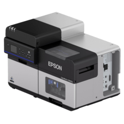 Epson ColorWorks C8000e, cutter, disp., USB, Ethernet, kit (USB), black, grey
