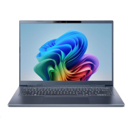 ACER NTB Aspire 14 AI (A14-11M-X6R7),X X1-26100 8C,14" 1920x1200,16GB,512GB SSD,Adreno,W11 Home,Steam Blue