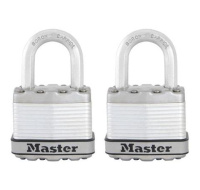 Master Lock Titanový visací zámek Excell - 45mm (2 ks / blistr)