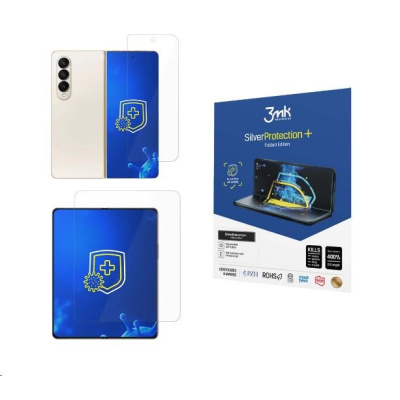 3mk ochranná folie SilverProtection+ Folded Edition pro Samsung Galaxy Z Fold4 (vnější + vnitřní)