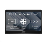 ASUS PC AiO ExpertCenter E1 (E1600WKAT-MR4128M), Celeron N4500, 15.6" 1920 x 1080, 4GB, 128GB SSD, UHD, bez OS, Black