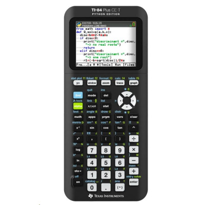 TEXAS Instrument kalkulačka - TI-84 PLUS CE-T P FC Grafický kalkulátor