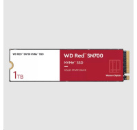WD RED SSD NVMe 1TB PCIe SN700 Powered by SanDisk, Geb3 8GB/s, (R:3430/W:3000 MB/s) TBW 2000