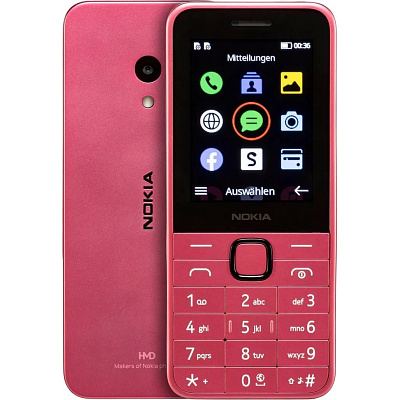 BAZAR - Nokia 225 Dual SIM, 4G, růžová (2024), (CZ, SK, HU) - rozbaleno
