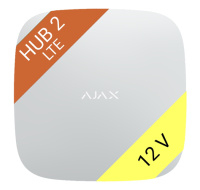 Ajax  Hub 2 4G (8EU/ECG) ASP 12V white