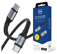 3mk Hyper Cable N-SERIES C to C 3m PD 3.0 QC 3.0 20V/3A 60W Black