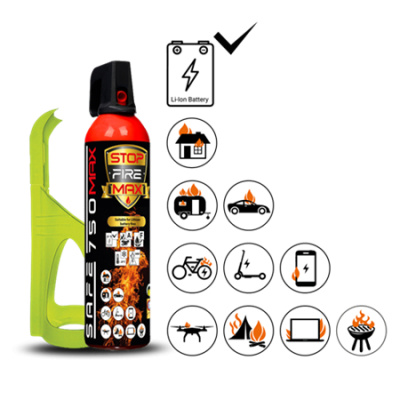 Safe SET Hasicí sprej 750 MAX + držák 75F