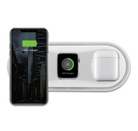 WG - Bezdrátová nabíječka stolní 22,5W, Fast Wireless Charger, bílá