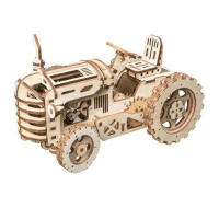RoboTime 3D dřevěné mechanické puzzle Traktor