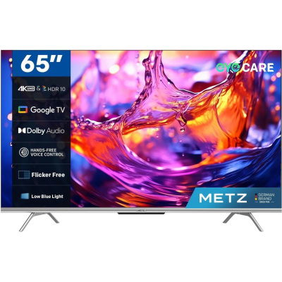 Metz 65MUD7000Z 65" TV, 4K Ultra HD, LED, Bluetooth, WiFi, Google TV, HDR, DTS Studio Sound