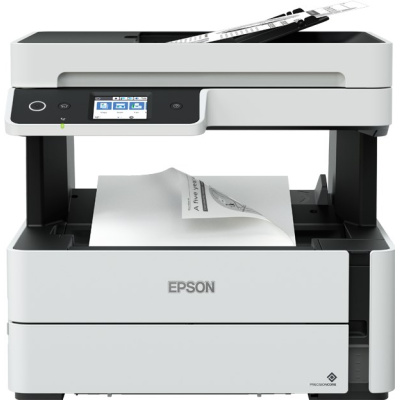 EPSON tiskárna ink EcoTank Mono M3180, 4v1, A4, 39ppm, Ethernet, Wi-Fi, Duplex, LCD, ADF,Záruka 5 let  po registraci