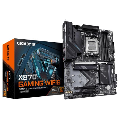 GIGABYTE MB Sc AM5 X870 GAMING WF6, AMD X870, 4xDDR5, 1xHDMI, 2xUSB4, WiFi