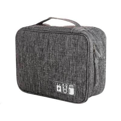 WG - Cestovní pouzdro na elektroniku / 24 x 17 x 9cm / grey