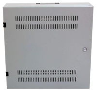 XtendLan 19" nástěnný vertikální rozvaděč 2U+4U 540x150, perforované dveře, šedý