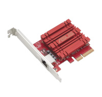 ASUS PCIe Adaptér XG-C100C V3, až 10Gbps, RJ45, červená