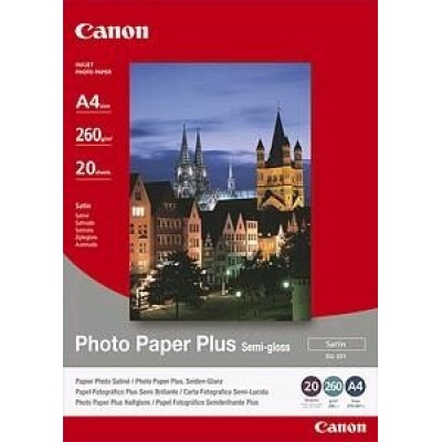 Canon fotopapír SG-201, A4, 20ks, saténový, 260g/m