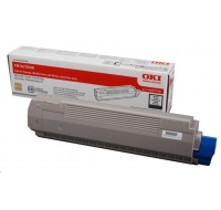 OKI Černá toner do C810/C830br>  Kapacita: 8 000 str. při 5% krytí.