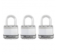 Master Lock Titanový visací zámek - Excell - 45mm (3 ks / blistr)