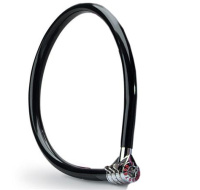 Master Lock Ocelové kombinační lanko na kolo  8631_55cm, černé