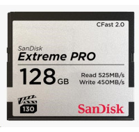 BAZAR - SanDisk CFAST 2.0 128GB Extreme Pro (525 MB/s VPG130) - Rozbaleno (Komplet)