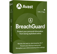 _Nová Avast BreachGuard 1PC na 12 měsíců