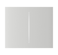 Ajax CenterButton (2-gang) vertical - Středové dvou tlačítko, vertikální instalace, bílá