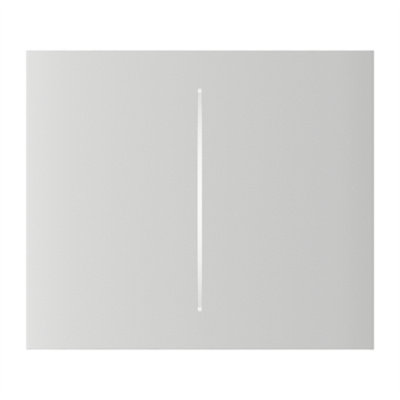 Ajax  CenterButton (2-gang) vertical - Středové dvou tlačítko, vertikální instalace, bílá