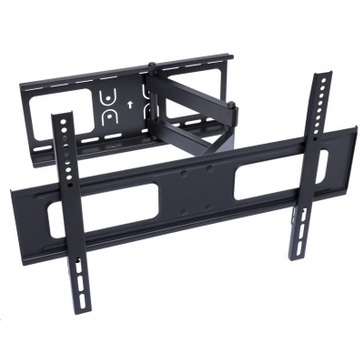 CONNECT IT Nástěnný držák TV T3BK s dvojitým ramenem, naklápěcí (±10/20°/±90°, 37" - 70", max. 50kg), černá