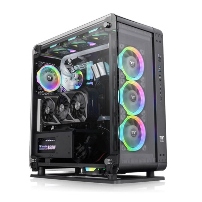BAZAR - THERMALTAKE Case Core P6, ATX, Průhledná bočnice, černá, poškozený obal
