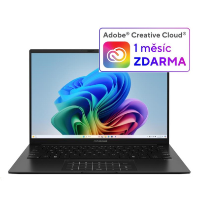 ASUS NTB Zenbook 14 (UM3406KA-OLED122X), R7-AI-350, 14" 1920 x 1200, 16GB, 1TB SSD, Radeon, W11 Pro, Black