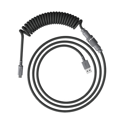 HyperX USB-C Coiled Cable Gray - Příslušenství ke klávesnici