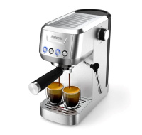 Salente Coffio, pákový kávovar, nerez