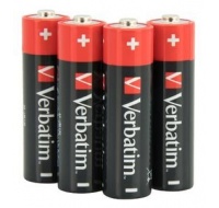 VERBATIM Alkalické baterie AA,  4 PACK , LR6