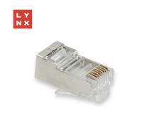 LYNX konektor STP Cat6a, 50µ, 100ks