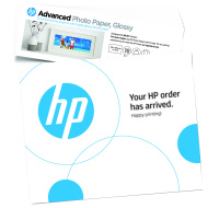 HP Advanced Photo Paper, Gloss (4x12 in; 10 x 30,5 cm) – 10 sheets