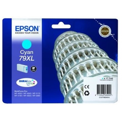 EPSON Ink bar WF-5xxx Series Ink Cartridge "Pisa" 79 XL Cyan (17,1 ml) (2.000 str.)