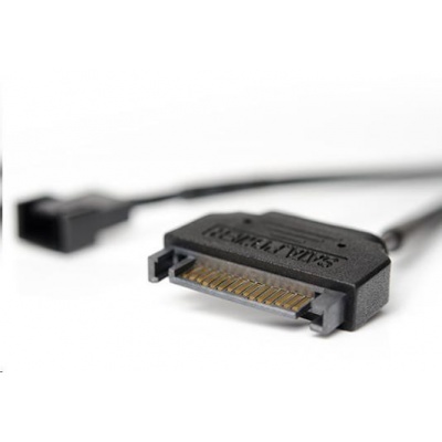 NOCTUA Adaptér NA-SAC5, Molex na 4-pin ventilátor, černá