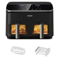 BAZAR Cosori Dual Basket horkovzdušná fritéza 8.5l  + 5x špíz a rošt / poškozený obal