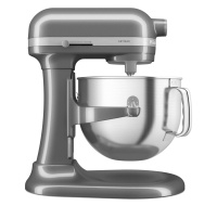 KitchenAid Artisan 5KSM70SHXEMS Kuchyňský robot - 11 rychlostí, planetární systém, celokovová konstrukce, stříbřitě šedá