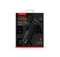 WD BLACK SSD NVMe 2TB PCIe SN850X Powered by SanDisk, Gen4, (R:7300, W:6600MB/s), Chladič