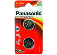 PANASONIC Lithiová baterie (knoflíková) CR-2032EL/2B 3V (Blistr 2ks)
