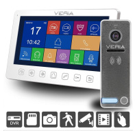 Veria SET Videotelefon  7076B bílý + vstupní stanice  230