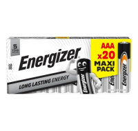 Energizer LR03/20 Everyday AAA family 20pack Alkalické