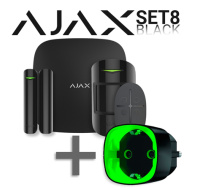 Ajax SET 8 - StarterKit black + Socket black - ZDARMA