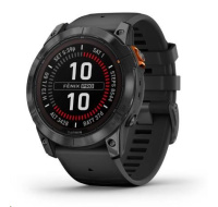 Garmin fenix® 7X Pro – Solar Edition, Gray / Black Band, EU