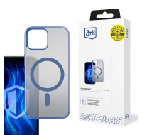 3mk ochranný kryt Frosty MagCase Blue pro Apple iPhone 15
