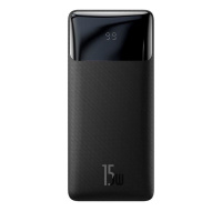 Baseus Bipow powerbanka s digitálním displejem  20000mAh 15W černá