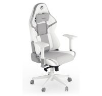 ENDORFY Herní židle Scrim Onyx White, kožená, bílá