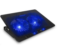 CONNECT IT chladící podložka pod notebook FrostBreeze, černá