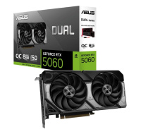 ASUS VGA NVIDIA GeForce RTX 5060 DUAL OC 8G, 8GB GDDR7, 3xDP, 1xHDMI
